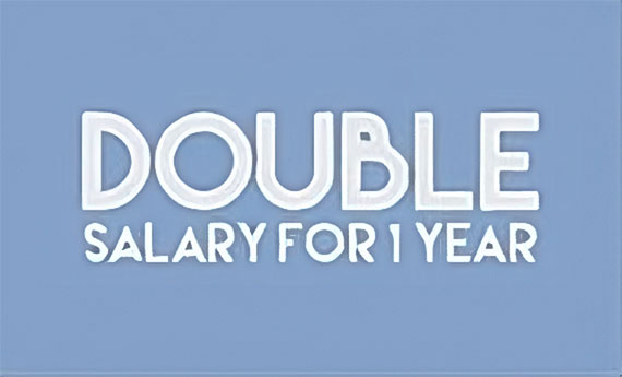 Double Salary - 1 Year Scratch Card