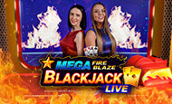 Mega Fire Blaze Blackjack Live